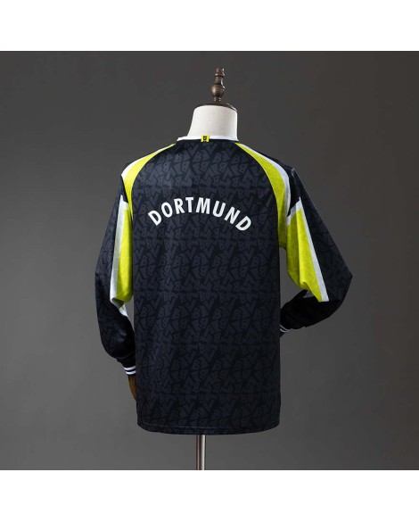 Dortmund 95/96 Auswärts-Langarm-Retro-Trikot