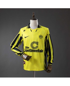 Dortmund 96/97 Heimtrikot mit langen Ärmeln – Retro