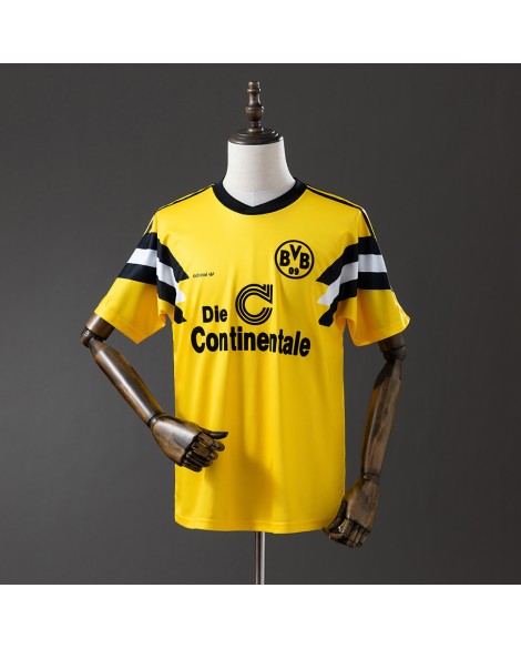 Borussia Dortmund 1989 Heimtrikot im Retro-Stil Borussia Dortmund 1989 Heimtrikot im Retro-Stil