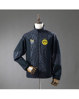 Borussia Dortmund Wendejacke Windbreaker - Schwarz