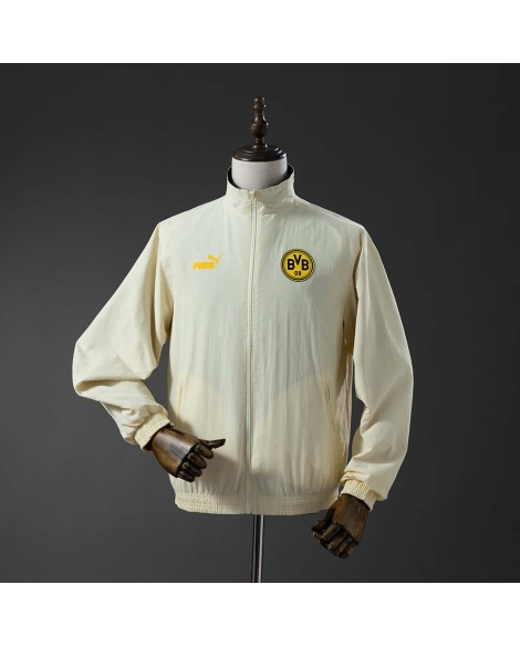 Borussia Dortmund Wendejacke Windbreaker - Schwarz & Beige
