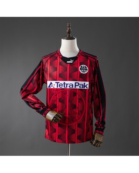 Eintracht Frankfurt 95/96 Heim-Langarm-Retro-Trikot