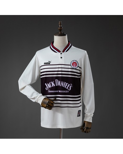 St. Pauli 97/98 Heim-Retro-Trikot - Langarm