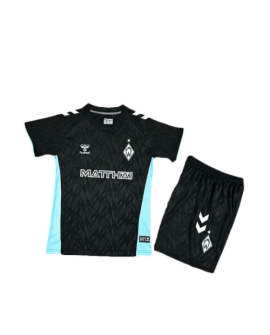 Werder Bremen 24/25 Auswärtstrikot-Set (Trikot + Shorts) - Kind