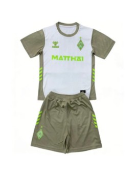 Werder Bremen Auswärtstrikot-Set 25/26 (Trikot + Shorts) - Kind