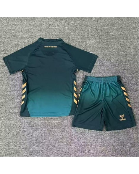 Werder Bremen 25/26 Auswärtstrikot-Set (Trikot + Shorts) - Kind