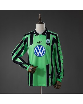 Wolfsburg Auswärtstrikot der Saison 99/00 Retro-Langarmtrikot