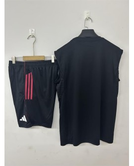 Ajax Trainingsanzug, schwarz, Saison 25/26 (Trikot + Shorts)