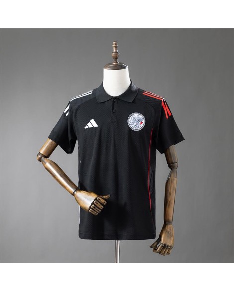 Ajax Poloshirt 25/26 - Schwarz