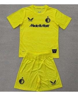 Feyenoord Torwart-Ausrüstung 25/26 (Trikot + Hose) – Kind