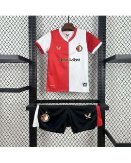 Feyenoord Rotterdam Heim-Set 2025/26 (Trikot + Hose) – Kind