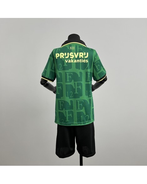 Feyenoord Auswärtstrikot-Set 25/26 (Trikot + Hose) – Kind