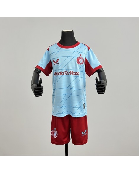 Feyenoord Auswärtstrikot-Set 25/26 (Trikot + Hose) – Kind
