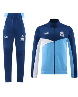 Marseille Trainingsset (Jacke+Hose) Blau 2024/25