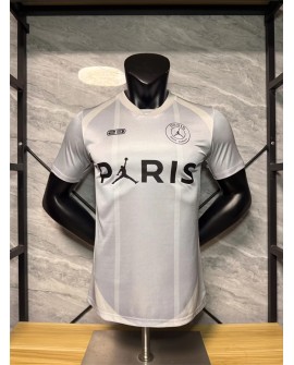 26-27 Paris Jordan #23 silber-silbergraues Trikot - Player 