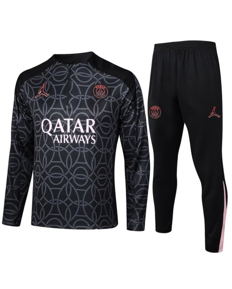 PSG Trainingsanzug-2425 Schwarz Inkjet