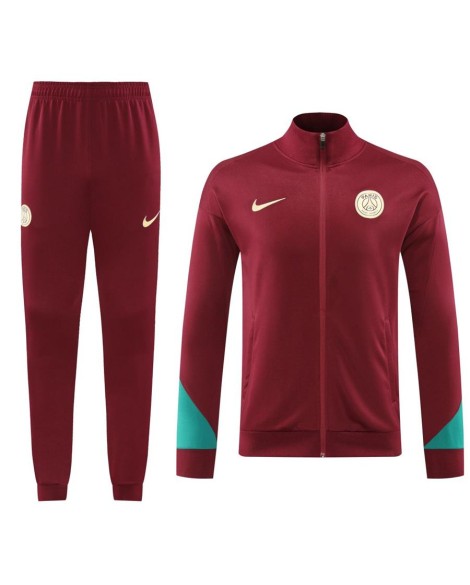 PSG Trainingsjacke Set (Jacke+Hose) Rot 2024/25