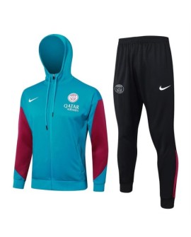 PSG-Trainingsanzug mit Kapuze, Jacke, 2425, Dunkelgrün