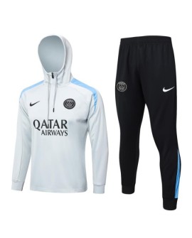 PSG Trainingstrikot mit Kapuze - 2425 Hellgrau