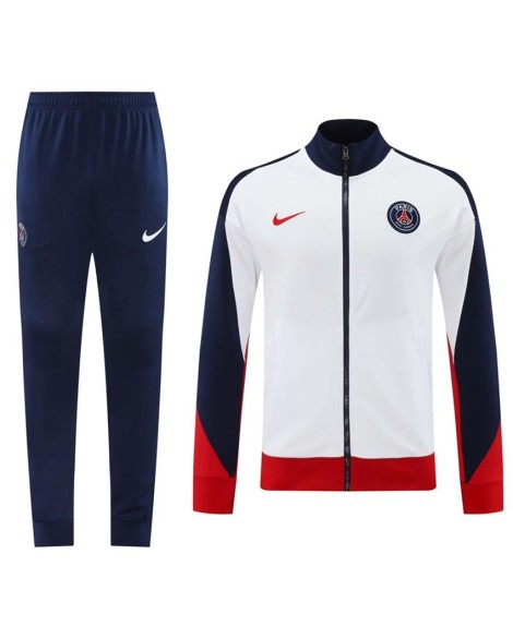 PSG Trainingsjacken-Set (Jacke + Hose) weiß 2024/25