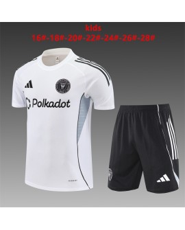 Miami Saison 2025/2026 Weißes Kurzarmshirt - Enfant