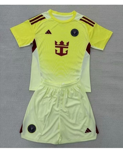 InterInter Miami Torwart-Ausrüstung 25/26 – Kinder (Kurzarm-Trikot + Hose) 