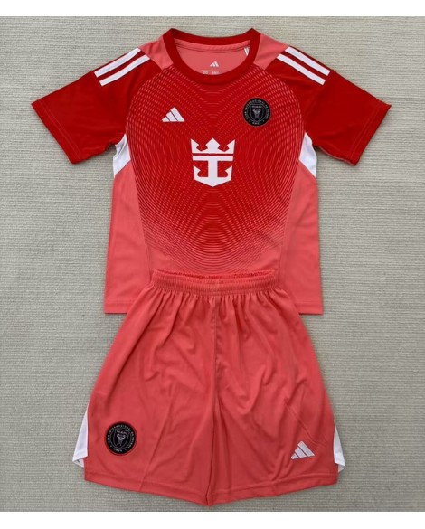 InterInter Miami Torwart-Ausrüstung 25/26 – Kinder (Kurzarm-Trikot + Hose) 