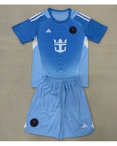 InterInter Miami Torwart-Ausrüstung 25/26 – Kinder (Kurzarm-Trikot + Hose) 