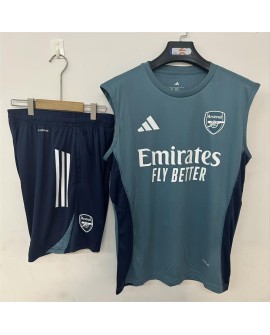 Arsenal Trainingsanzug für die Saison 25/26 (Weste + Shorts) – Marineblau