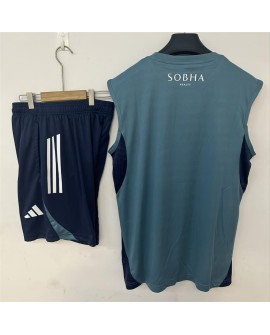 Arsenal Trainingsanzug für die Saison 25/26 (Weste + Shorts) – Marineblau