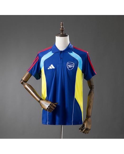 Arsenal Poloshirt der Saison 25/26 – blau