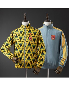 Arsenal Wendejacke der Saison 91/93 – gelb und grau