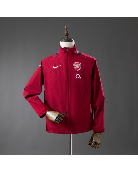 Arsenal winddichte Retro-Jacke der Saison 05/06