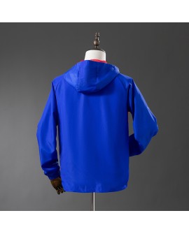 Arsenal Trenchcoat der Saison 25/26, einseitig bedruckt – blau und rot