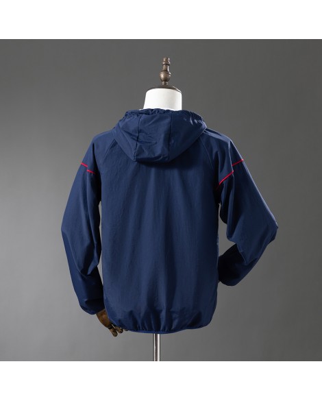 Arsenal Trenchcoat, einseitig bedruckt, Saison 25/26 – dunkelblau