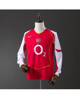 Arsenal 2004/05 Heim-Retro-Trikot – lange Ärmel