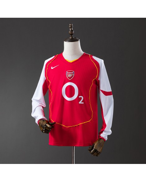 Arsenal 2004/05 Heim-Retro-Trikot – lange Ärmel