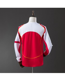 Arsenal 2004/05 Heim-Retro-Trikot – lange Ärmel