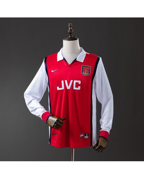 Arsenal Retro-Heimtrikot der Saison 1998/99 – Langarm