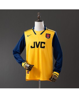 Arsenals Auswärtstrikot der Saison 1996/97 Retro - Langärmlig