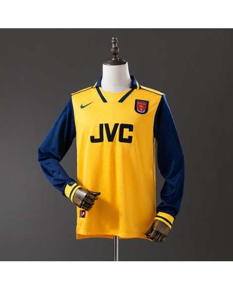 Arsenals Auswärtstrikot der Saison 1996/97 Retro - Langärmlig