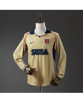 Arsenal 01/02 Auswärts-Retro-Trikot - Langärmlig