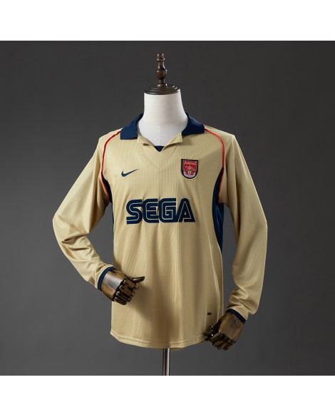 Arsenal 01/02 Auswärts-Retro-Trikot - Langärmlig