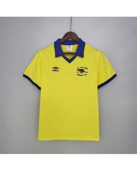 Arsenal 71/79 Auswärts-Retro-Trikot in Gelb