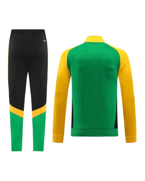 Arsenal-Trainingsset 2024/25 – Grün und Gelb (Jacke + Hose)