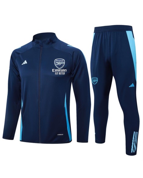 Arsenal-Trainingsanzug-Jacke 2425 – Königsblau