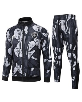Arsenal Jacke Trainingsanzug 2425-Schwarz Grau Inkjet
