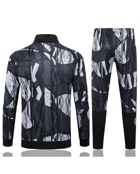 Arsenal Jacke Trainingsanzug 2425-Schwarz Grau Inkjet