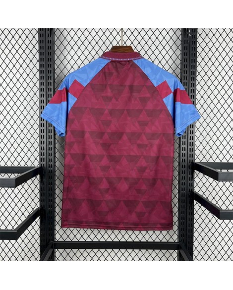 Aston Villa 1990/92 Retro-Heimtrikot
