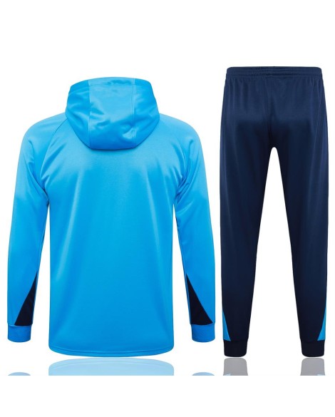 Chelsea Trainingstrikot mit Kapuze 2425-Seeblau